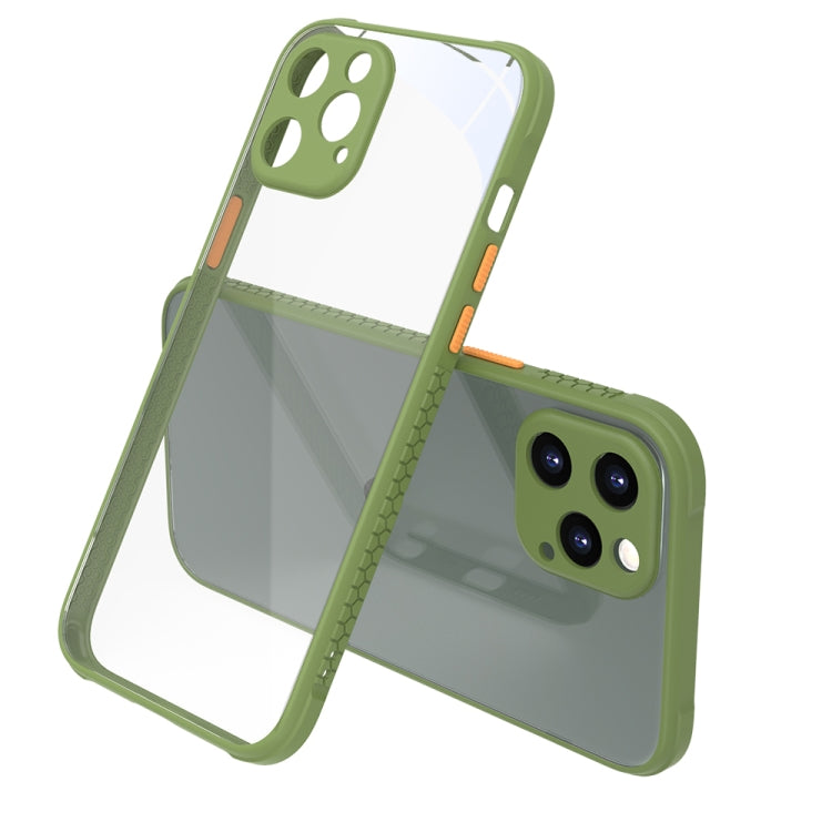 For iPhone 12 Pro Max Tire Side Texture Contrast Button Shockproof PC + TPU Phone Protective Case