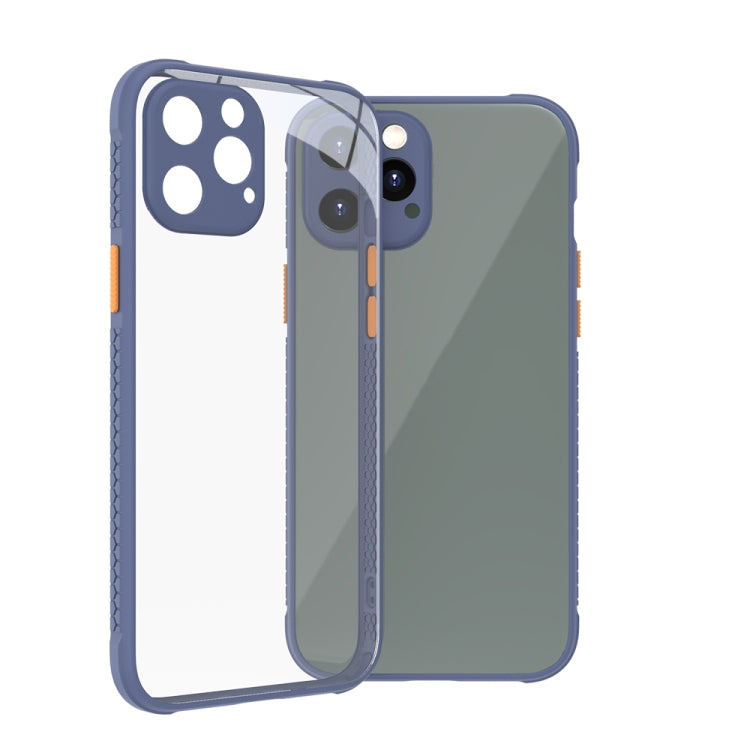 For iPhone 12 Pro Max Tire Side Texture Contrast Button Shockproof PC + TPU Phone Protective Case