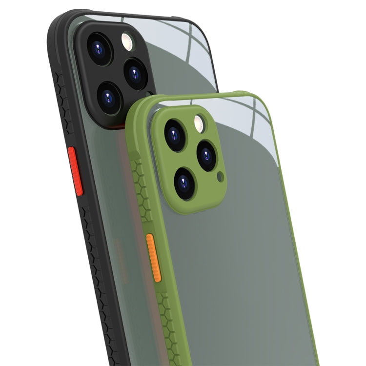 For iPhone 12 Pro Max Tire Side Texture Contrast Button Shockproof PC + TPU Phone Protective Case
