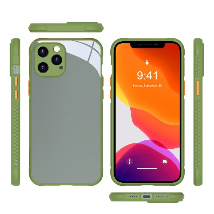 For iPhone 12 Pro Max Tire Side Texture Contrast Button Shockproof PC + TPU Phone Protective Case