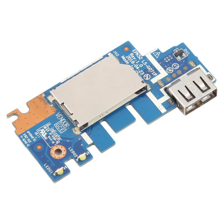 For HP 15-DA 15-DB 250 LS-G071P USB Interface SD Card Reader
