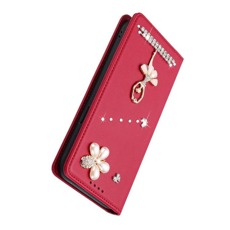 For Google Pixel 10a Ballet Girl Diamond Studded RFID Vegan Leather Phone Case