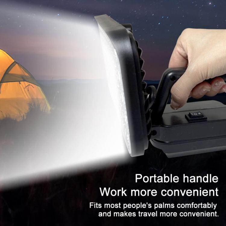 5 inch Square High and Low Beam Outdoor Portable Dual USB LED Emergency Work Light, For Makita Battery Slot