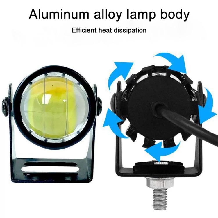 DC12-60V Motorcycle Ultra-bright LED mini Spotlight, Type:with Switch