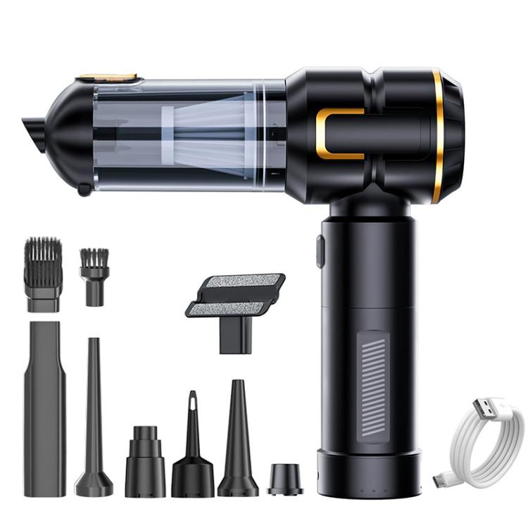 SUITU Handheld Blow Suction Combo Removable Battery Car Vacuum Cleaner, One Touch Dustbin Emptying