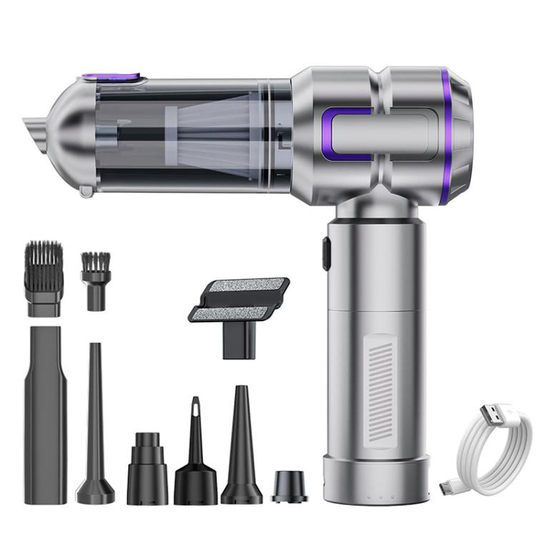 SUITU Handheld Blow Suction Combo Removable Battery Car Vacuum Cleaner, One Touch Dustbin Emptying