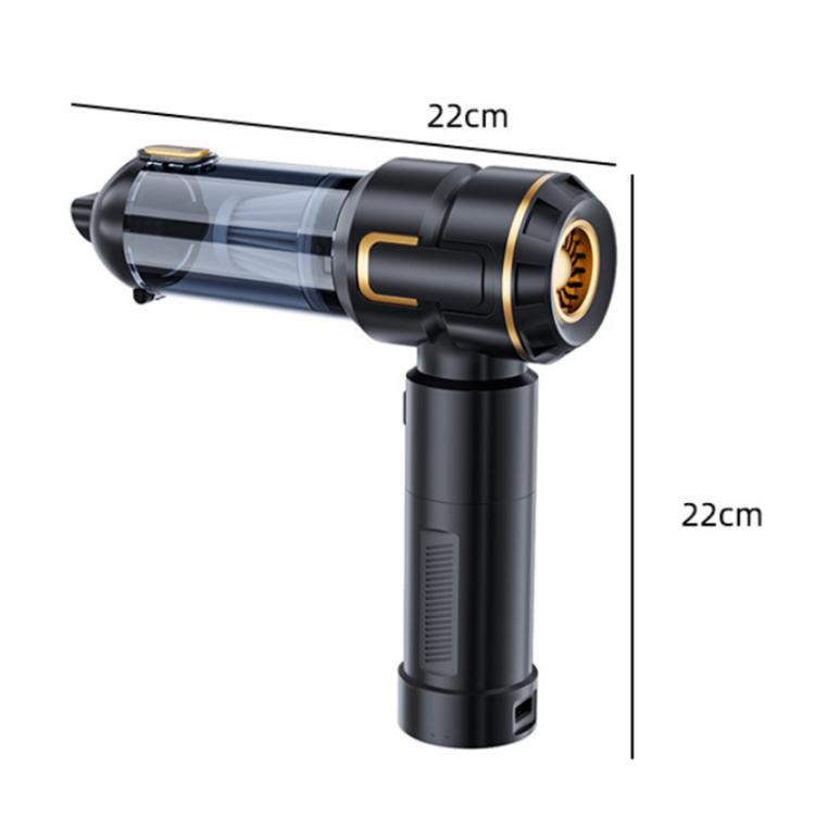 SUITU Handheld Blow Suction Combo Removable Battery Car Vacuum Cleaner, One Touch Dustbin Emptying