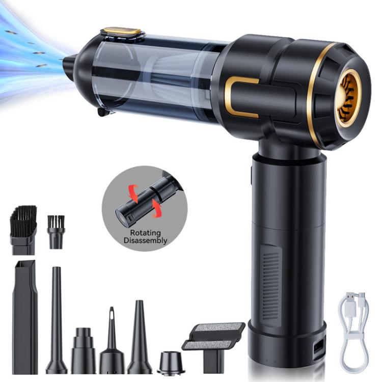 SUITU Handheld Blow Suction Combo Removable Battery Car Vacuum Cleaner, One Touch Dustbin Emptying