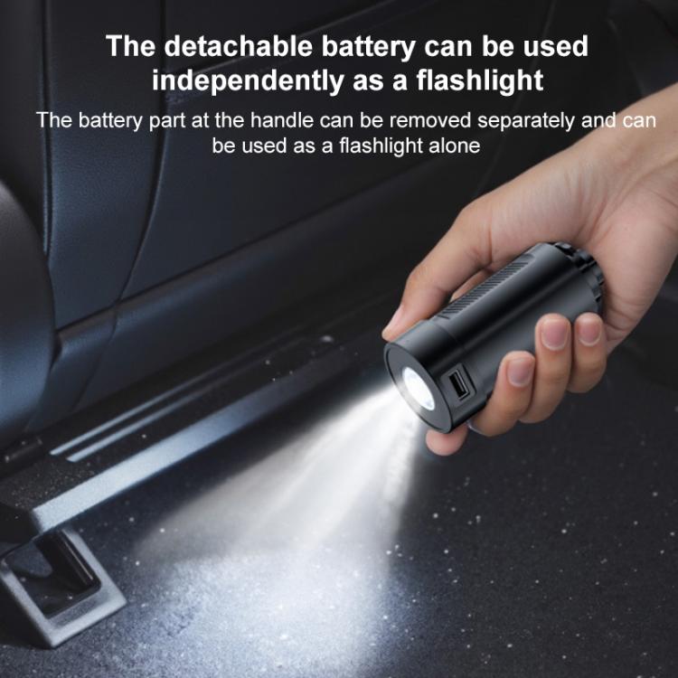 SUITU Handheld Blow Suction Combo Removable Battery Car Vacuum Cleaner, One Touch Dustbin Emptying