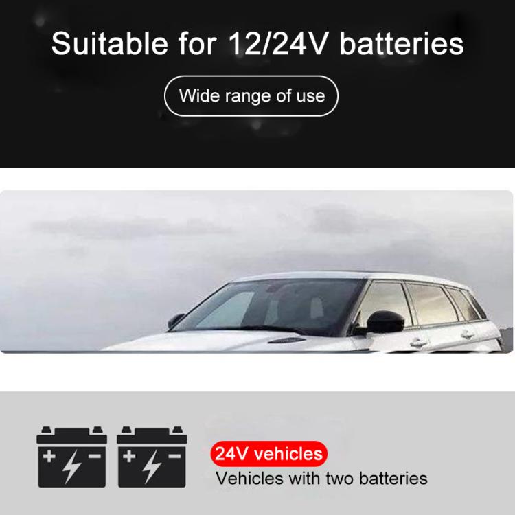 12V-24V Car Pure Copper Battery Disconnect Switch - Black