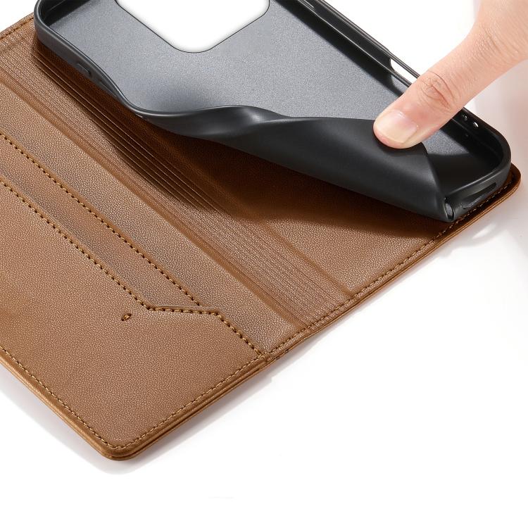 For Realme 15T 5G Stitched Line Magnetic RFID Vegan Leather Phone Case