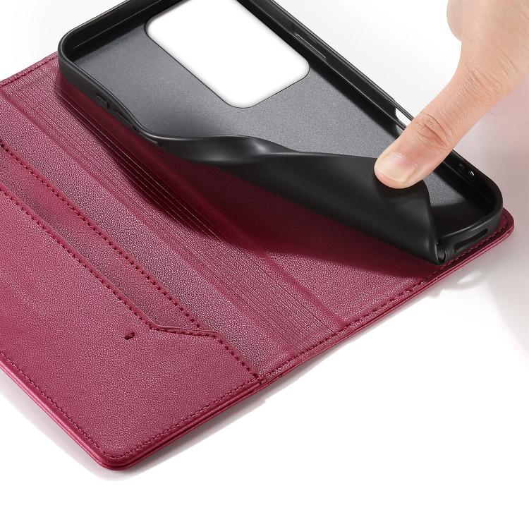 For Realme C85 Pro 4G Stitched Line Magnetic RFID Vegan Leather Phone Case
