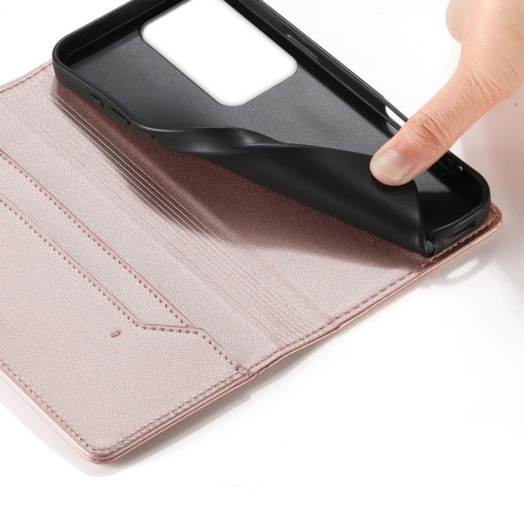 For Realme C85 Pro 4G Stitched Line Magnetic RFID Vegan Leather Phone Case
