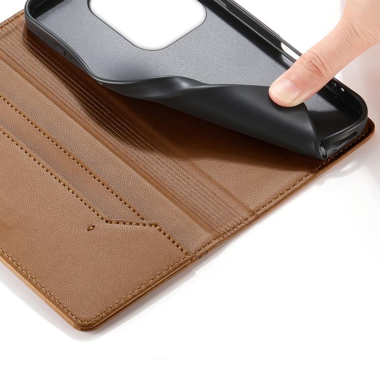 For Realme GT 6 / Realme GT 6T Stitched Line Magnetic RFID Vegan Leather Phone Case