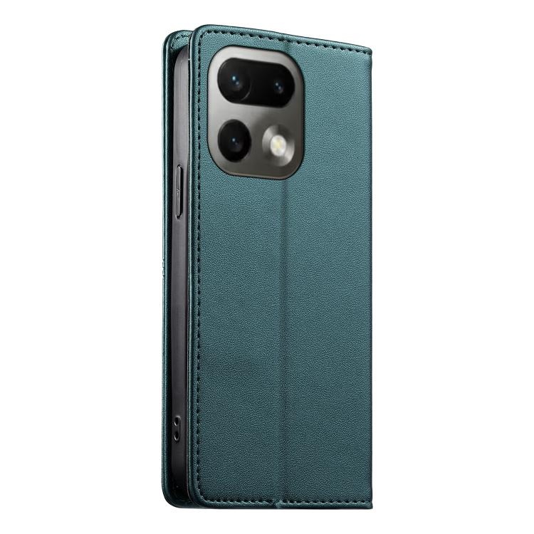 For Realme 16 Pro 5G Stitched Line Magnetic RFID Vegan Leather Phone Case