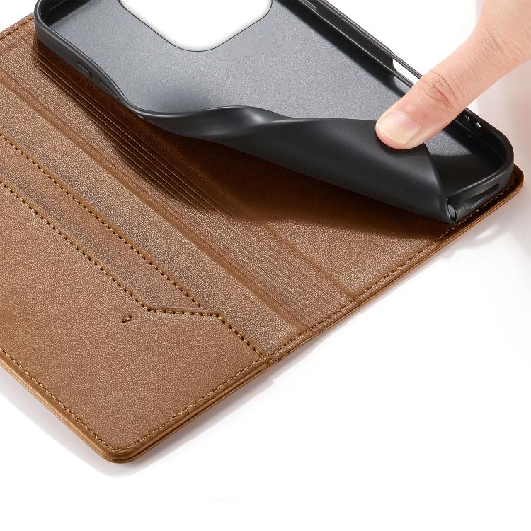 For Realme 16 Pro 5G Stitched Line Magnetic RFID Vegan Leather Phone Case