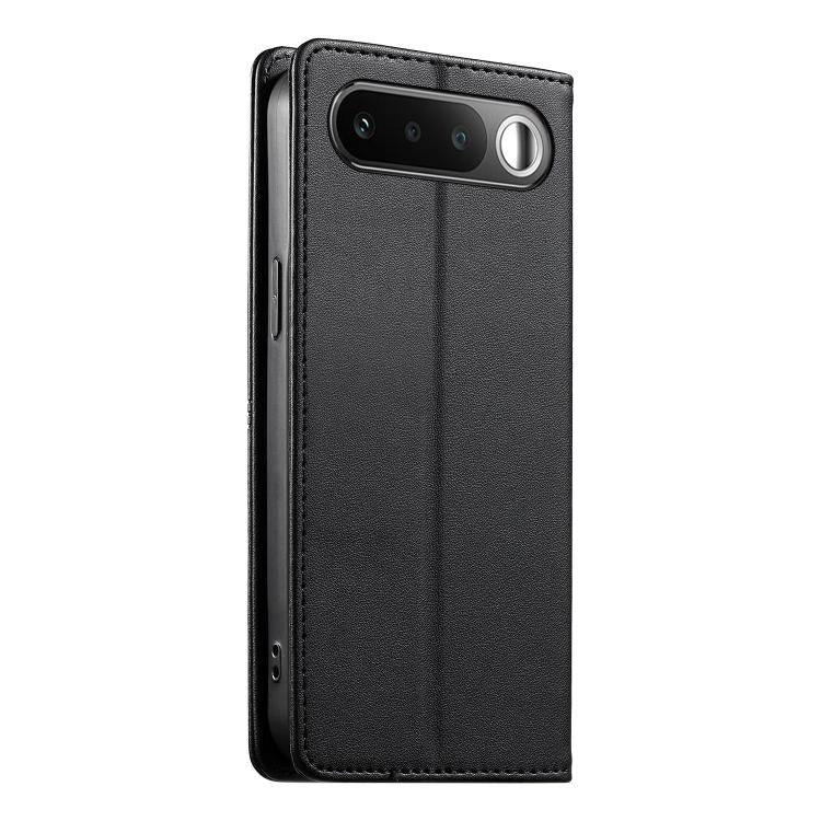For Realme 16 5G Stitched Line Magnetic RFID Vegan Leather Phone Case