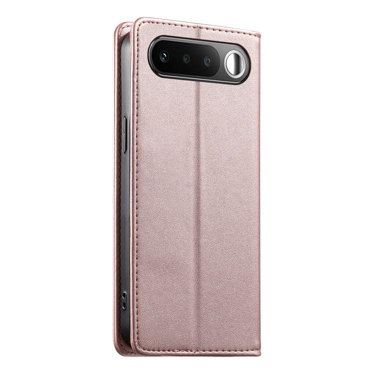 For Realme 16 5G Stitched Line Magnetic RFID Vegan Leather Phone Case