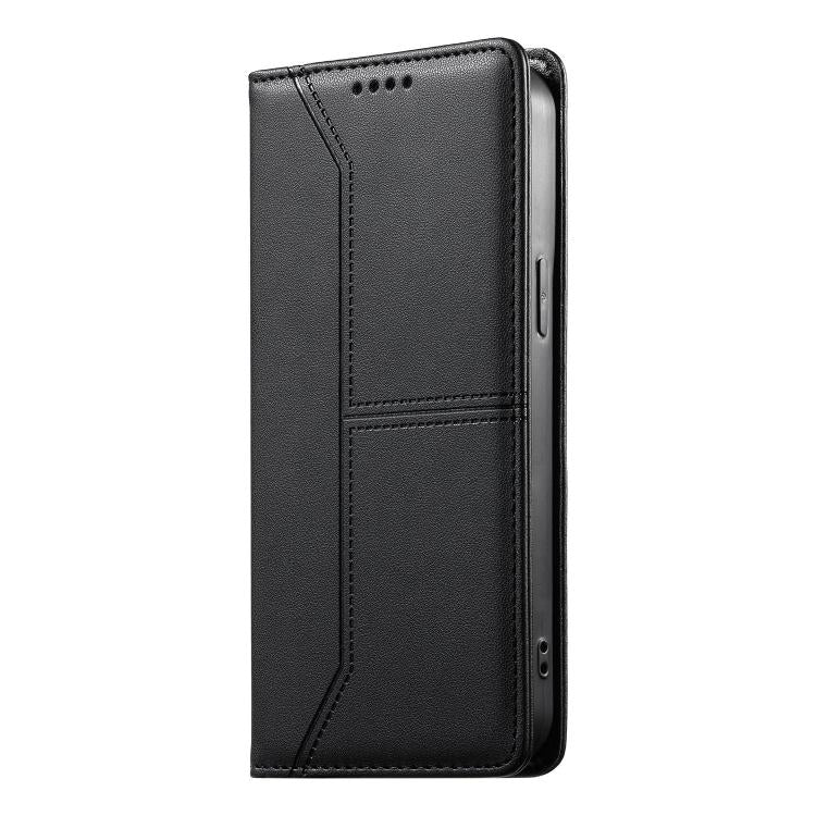 For Xiaomi 17 Ultra Stitched Line Magnetic RFID Vegan Leather Phone Case