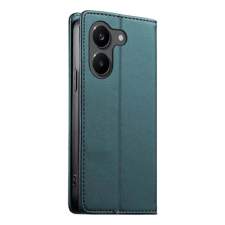 For Xiaomi Poco X8 Pro 5G / Redmi Turbo 5 5G Stitched Line Magnetic RFID Vegan Leather Phone Case