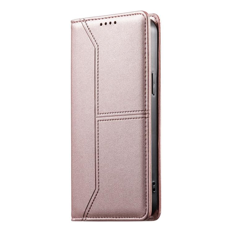 For Xiaomi Poco X8 Pro 5G / Redmi Turbo 5 5G Stitched Line Magnetic RFID Vegan Leather Phone Case