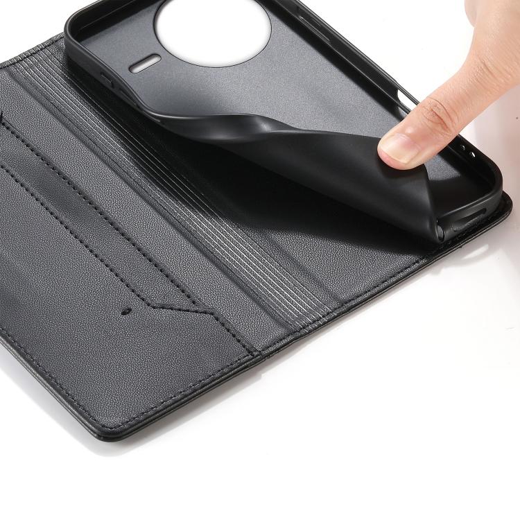 For Redmi K80 / K80 Pro / Poco F7 Pro Stitched Line Magnetic RFID Vegan Leather Phone Case