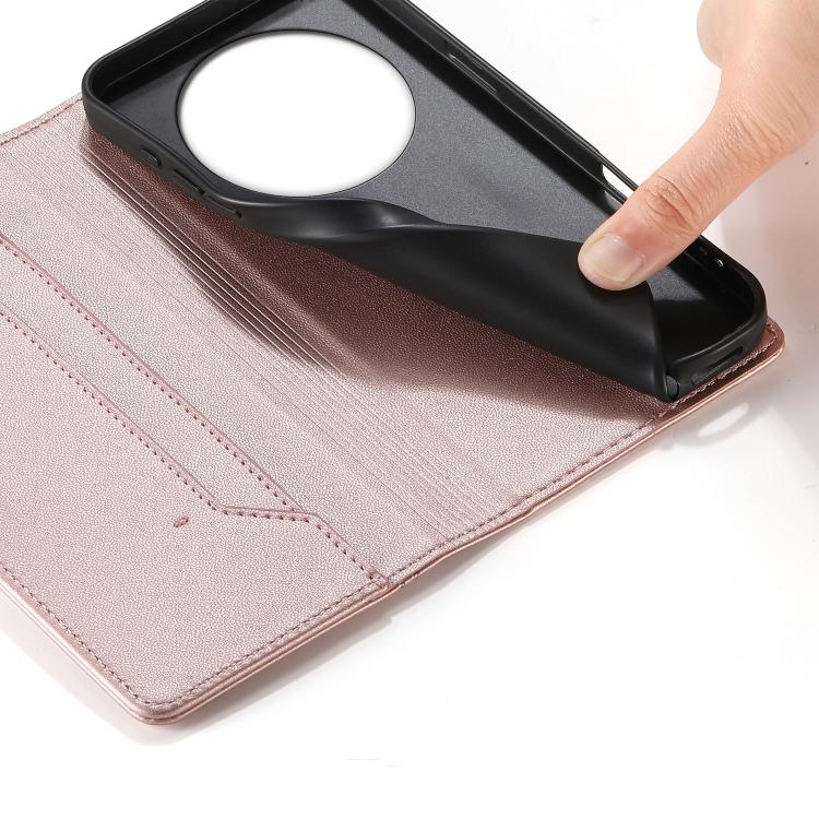 For Redmi A3 / A3x / Poco C61 Stitched Line Magnetic RFID Vegan Leather Phone Case