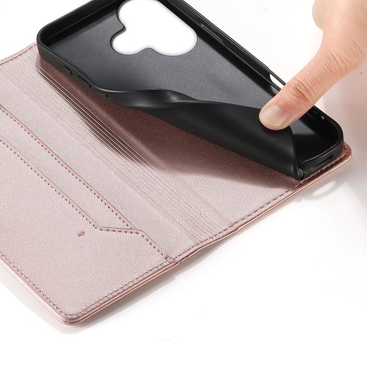 For Redmi 13 4G / 5G / Note 13R Stitched Line Magnetic RFID Vegan Leather Phone Case