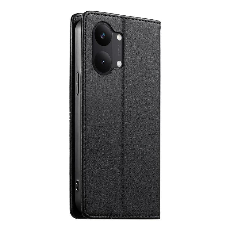 For Redmi Turbo 5 Max 5G / Poco X8 Pro Max 5G Stitched Line Magnetic RFID Vegan Leather Phone Case