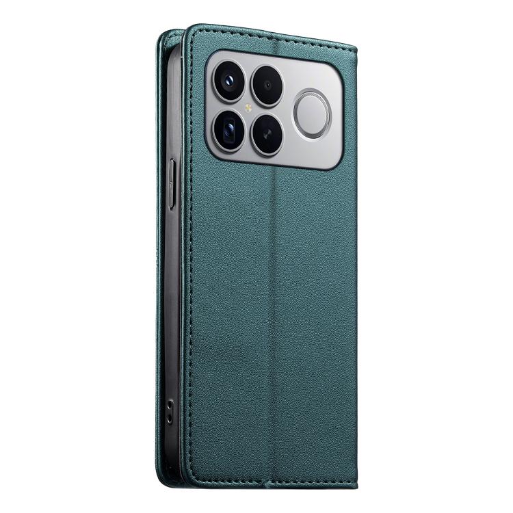For Redmi K90 Pro Max / Poco F8 Ultra 5G Stitched Line Magnetic RFID Vegan Leather Phone Case