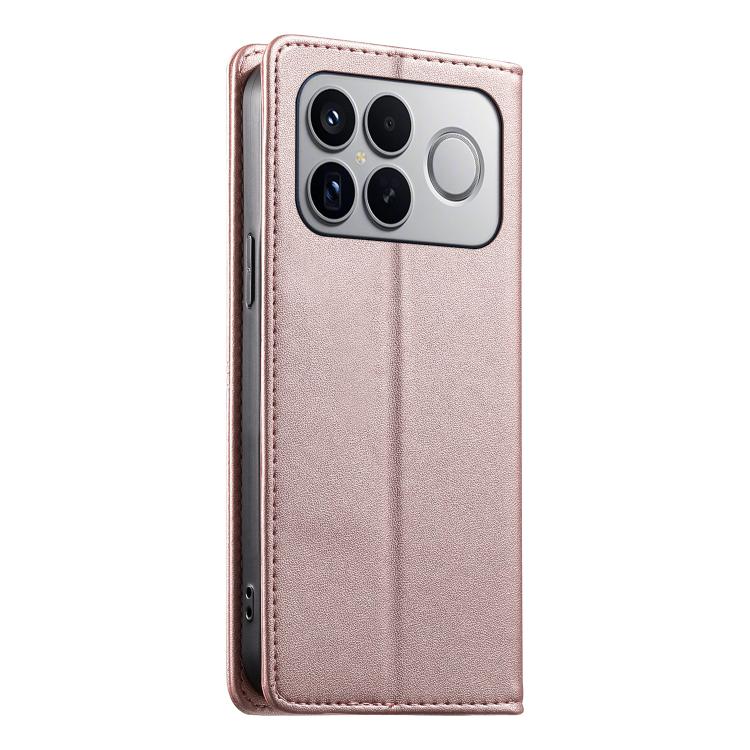 For Redmi K90 Pro Max / Poco F8 Ultra 5G Stitched Line Magnetic RFID Vegan Leather Phone Case