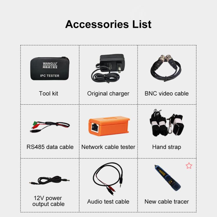 IPC-5200CPlus Network Engineering Treasure Simulated Coaxial SDI Integrated Video Surveillance Tester, Plug:US Plug
