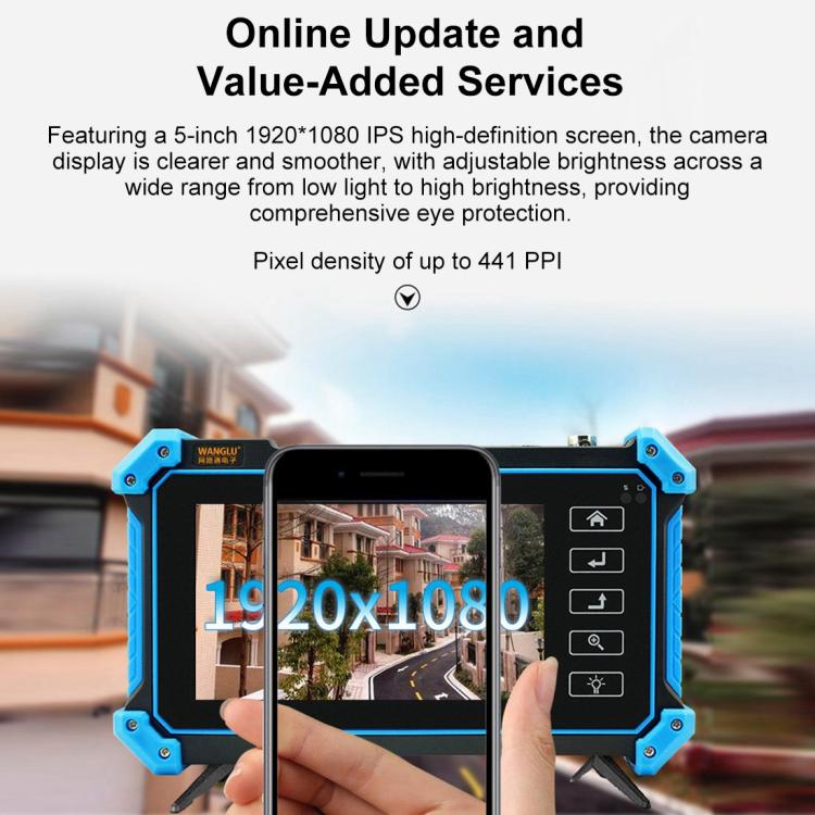 IPC-5200CPlus Network Engineering Treasure Simulated Coaxial SDI Integrated Video Surveillance Tester, Plug:US Plug