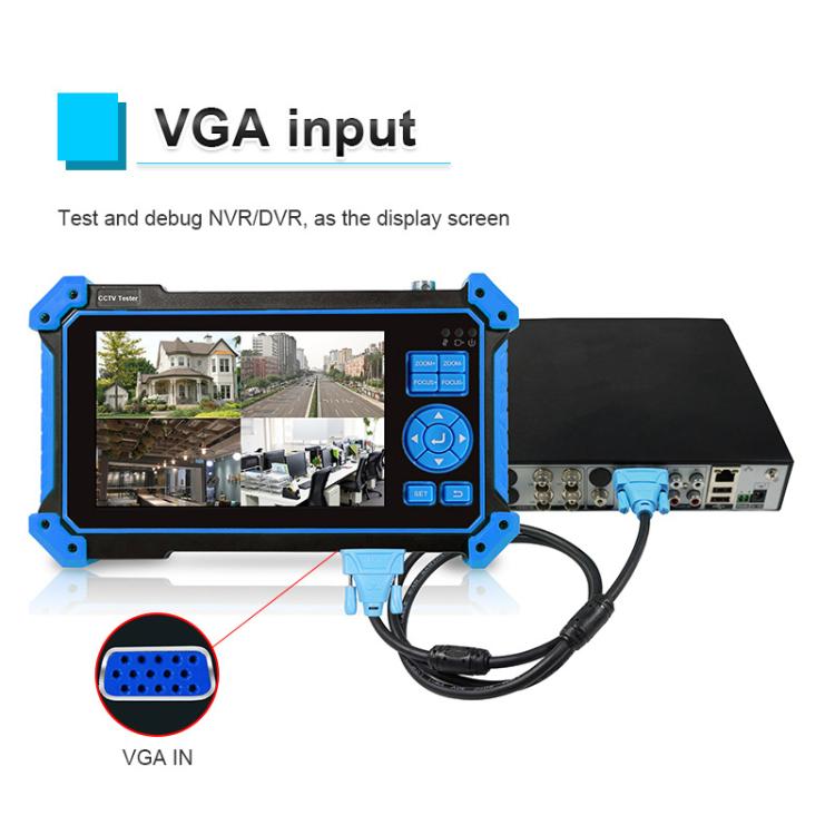 HD-3100Pro Engineering Treasure 5 in 1 Coaxial Video Surveillance Tester, Plug:US Plug