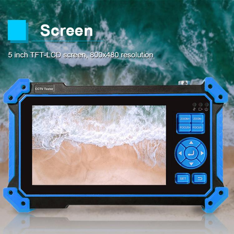 HD-3100Pro Engineering Treasure 5 in 1 Coaxial Video Surveillance Tester, Plug:UK Plug