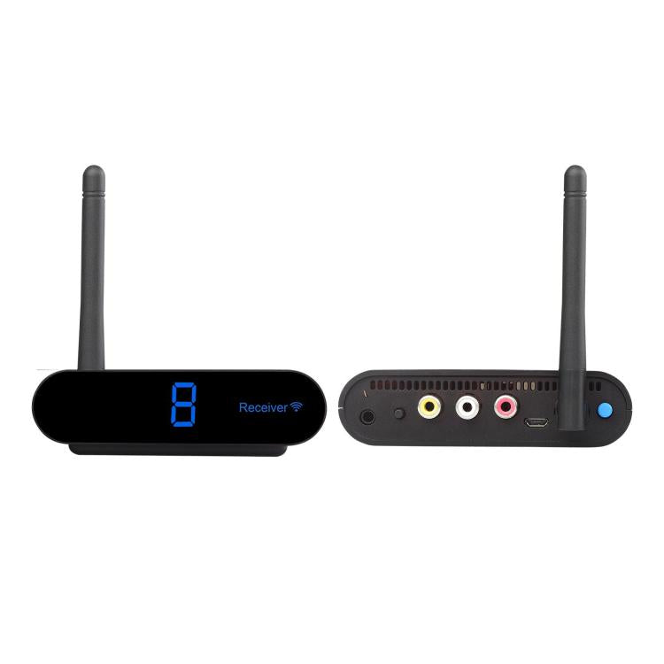 Measy AV530-2 5.8GHz Wireless Audio / Video Transmitter + 2 Receiver, Transmission Distance: 300m, Specification:US Plug - Black