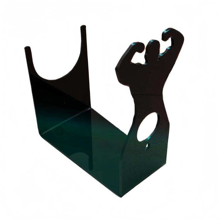 Single Pack Creative Acrylic Desktop Wine Rack Wine Storage Display Stand - Black