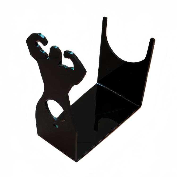Single Pack Creative Acrylic Desktop Wine Rack Wine Storage Display Stand - Black