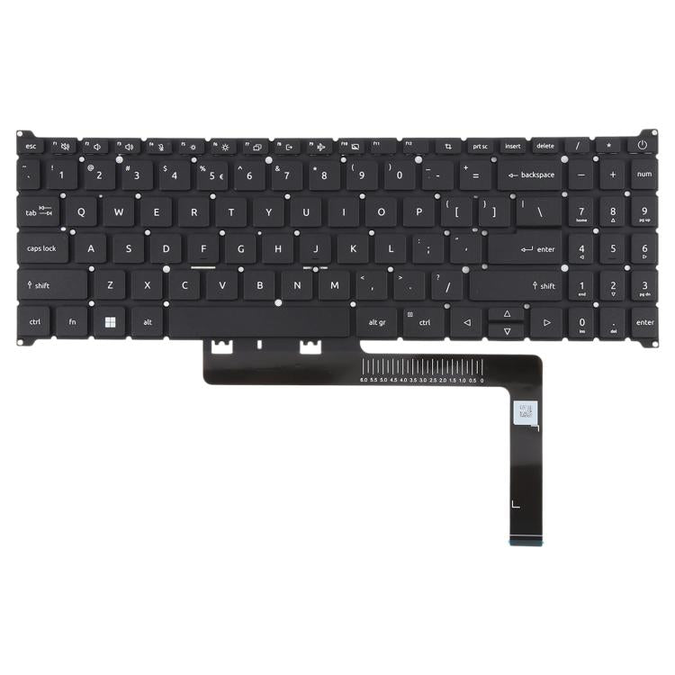 US Version Laptop Keyboard for Acer Aspire 3 A315-59G / Aspire 5 A515-57 / A515-57G - Black
