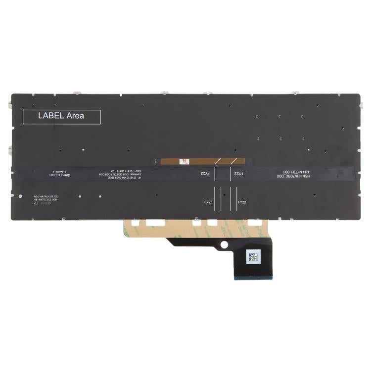 US Version Laptop Backlit Keyboard for HP Envy 15-FE 15-FE0013DX 15-FH 15-FH0013DX TPN-C165 - Gray