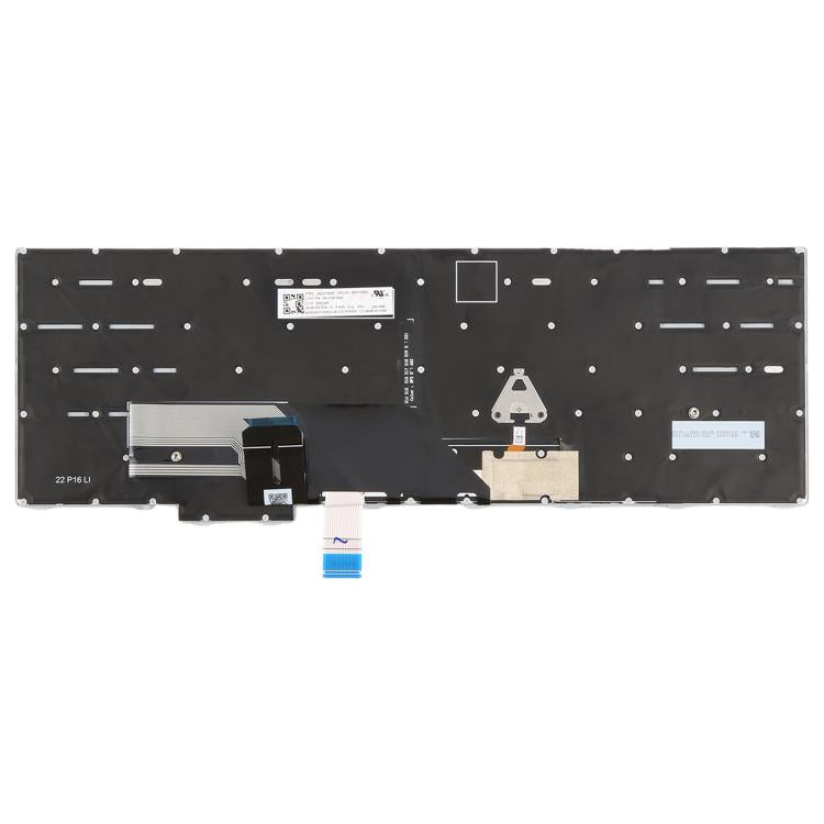 US Version Backlit Laptop Keyboard with Pointing for Lenovo ThinkPad P16 Gen 1 P16 Gen 2 21D6 21D7 21FB 21FA - Gray