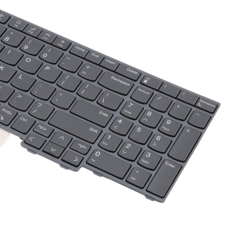 US Version Backlit Laptop Keyboard with Pointing for Lenovo ThinkPad P16 Gen 1 P16 Gen 2 21D6 21D7 21FB 21FA - Gray
