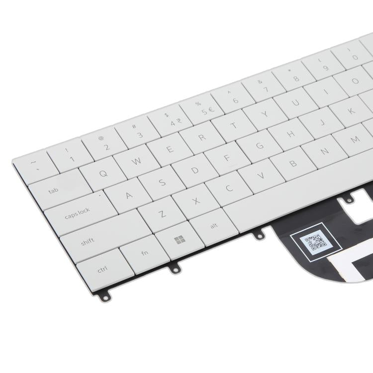 US Version Backlit Laptop Keyboard for Dell XPS 14 9440 / XPS 16 9640 0P66PH / 0DFRF5 2024 - White