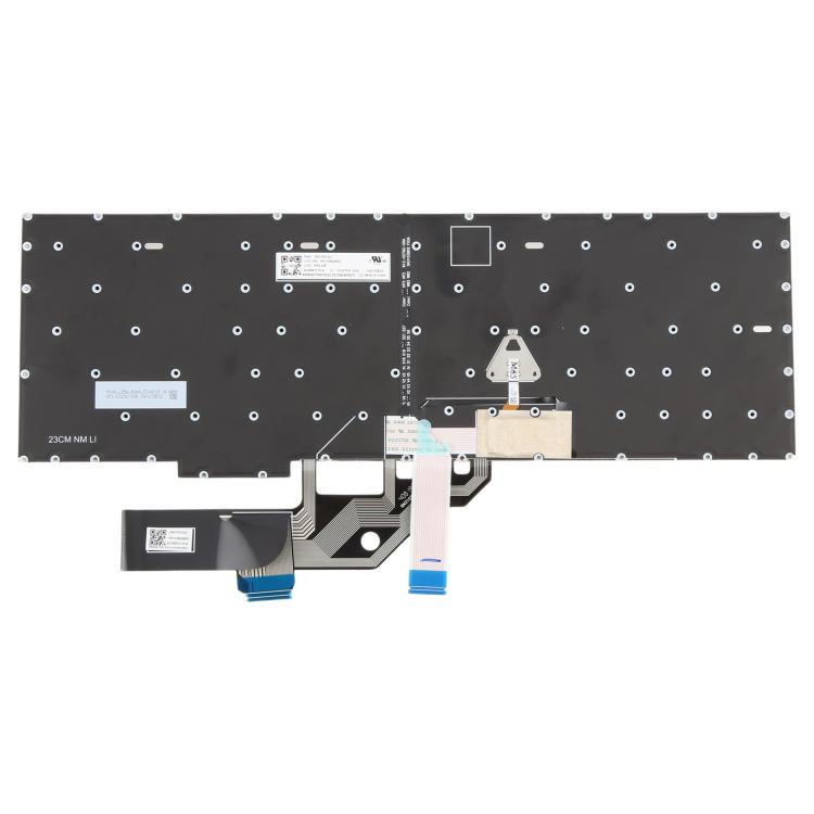 US Version Backlit Laptop Keyboard with Pointing for Lenovo ThinkPad E16 Gen 1 Type 21JN 21JQ 21JT JU - Black