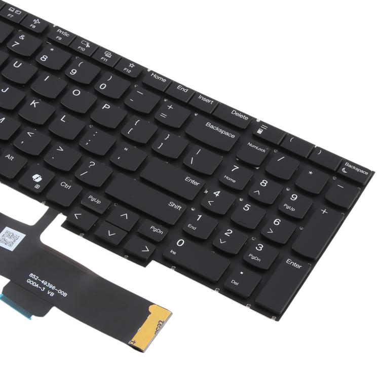 US Version Backlit Laptop Keyboard with Pointing for Lenovo ThinkPad E16 Gen 1 Type 21JN 21JQ 21JT JU - Black