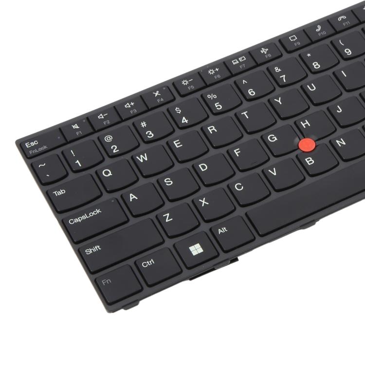 US Version Backlit Laptop Keyboard with Pointing for Lenovo Thinkpad T16 Gen 1 P16S Gen 1 L15 Gen 3 - Black