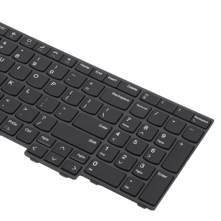 US Version Backlit Laptop Keyboard with Pointing for Lenovo Thinkpad T16 Gen 1 P16S Gen 1 L15 Gen 3 - Black