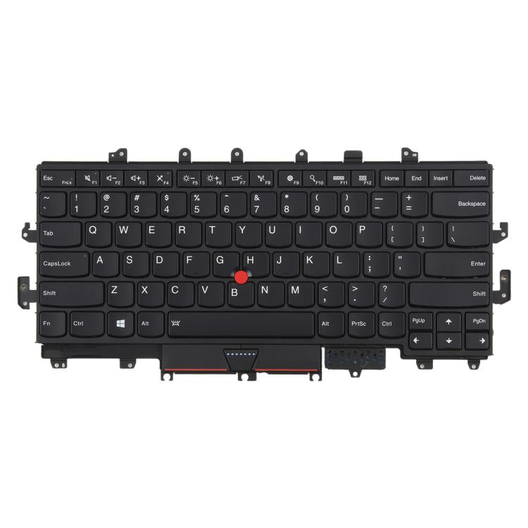US Version Backlit Laptop Keyboard with Pointing for Lenovo ThinkPad X1 Yoga 1ST 00PA042 - Black