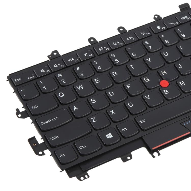 US Version Backlit Laptop Keyboard with Pointing for Lenovo ThinkPad X1 Yoga 1ST 00PA042 - Black