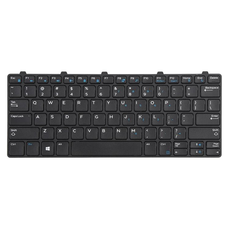 For Dell Latitude 13 3380 3180 3189 3190 343NN 0343NN US Version Laptop Keyboard, Not Compatible with Chromebook 11 3180 3189 - Black